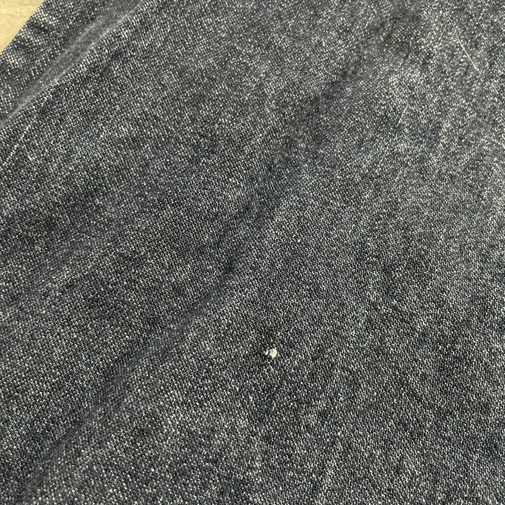 Williams Sonoma Denim Apron Dark Blue 100% Cotton Made in USA Unisex Pockets O/S